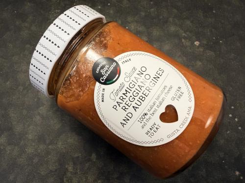 San Cassiano Italiensk Tomatsås med Parmigiano Reggiano & Aubergine (290 g)