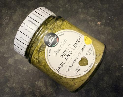 San Cassiano Italiensk Pesto med Sorrento Citron (130 g)