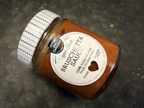 San Cassiano Italiensk Bruschettasås med tomat & grönsaker (130 g)