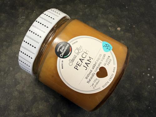 San Cassiano Italiensk Persikosylt utan tillsatt socker (200 g)