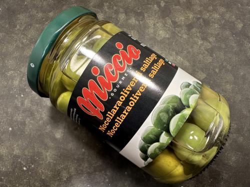Miccio Nocellaraoliver i saltlag (180 g)