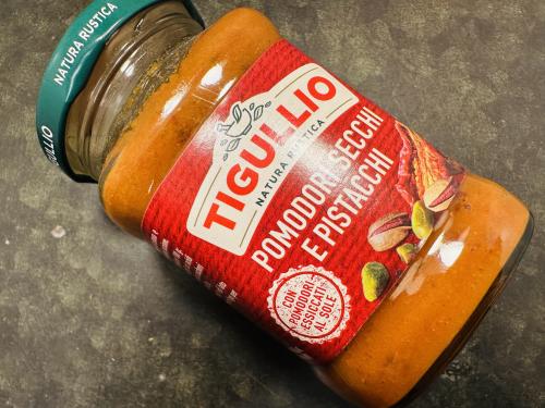 Tigullio sås med Pomodori Secchi e Pistacchi (185 g)