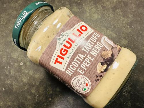 Tigullio sås med Ricotta, Tartufo e Pepe nero (185 g)