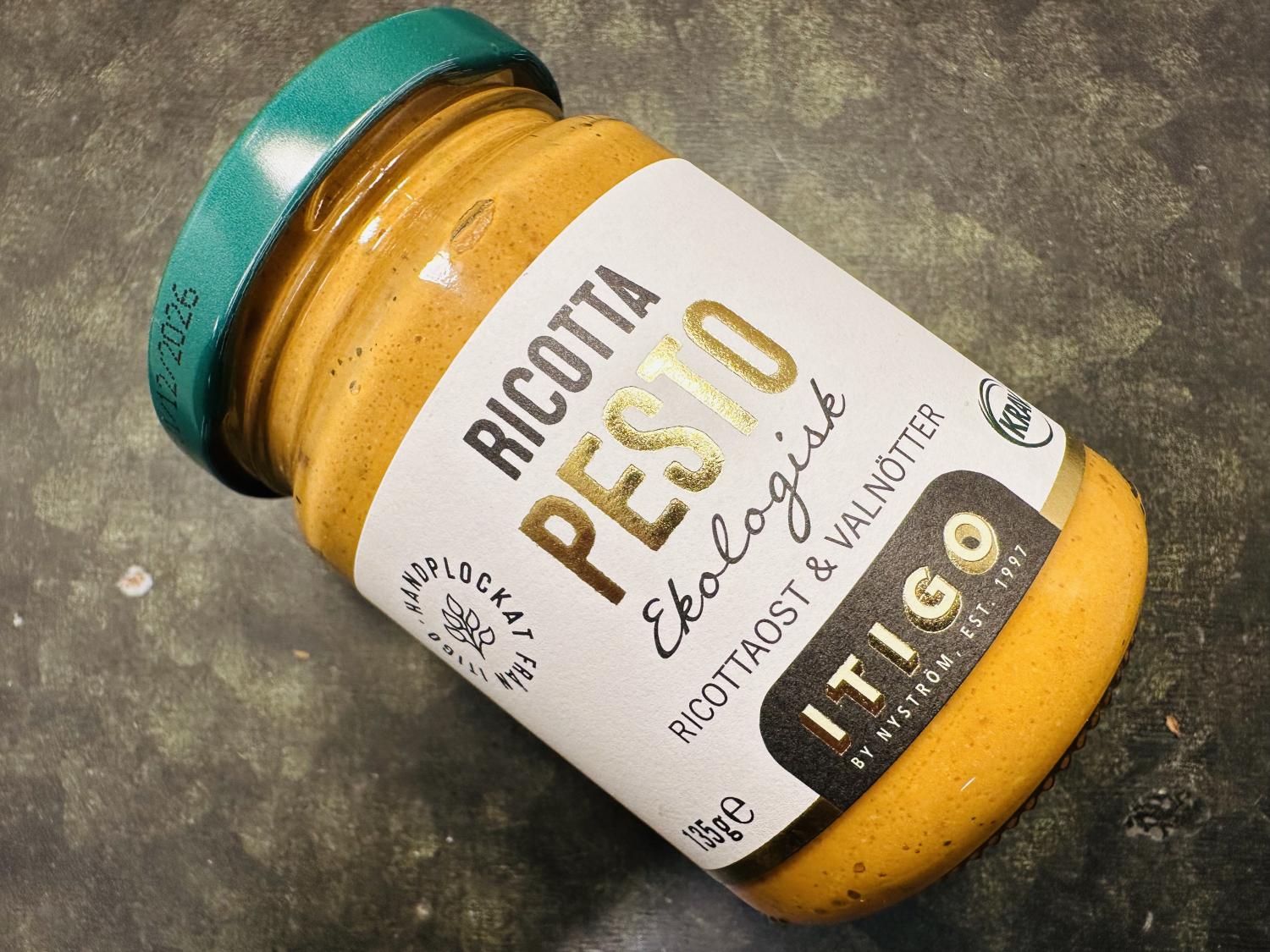 Itigo Ricotta & Valnöt Pesto Ekologisk (135 g)