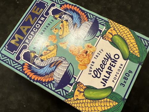 Maze Popcorn Cheesy Jalapeno (3 x 80 g)