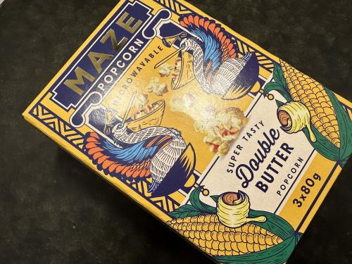 Maze Popcorn Double Butter (3 x 80g )