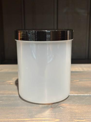 Stor burk i PP-plast 625 ml Skruvlock (625 ml)