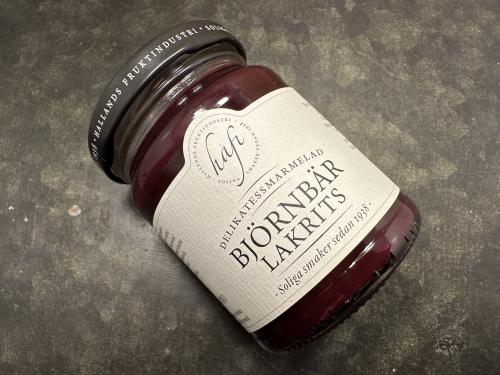 Hafi Björnbär Lakrits Marmelad (140 g)