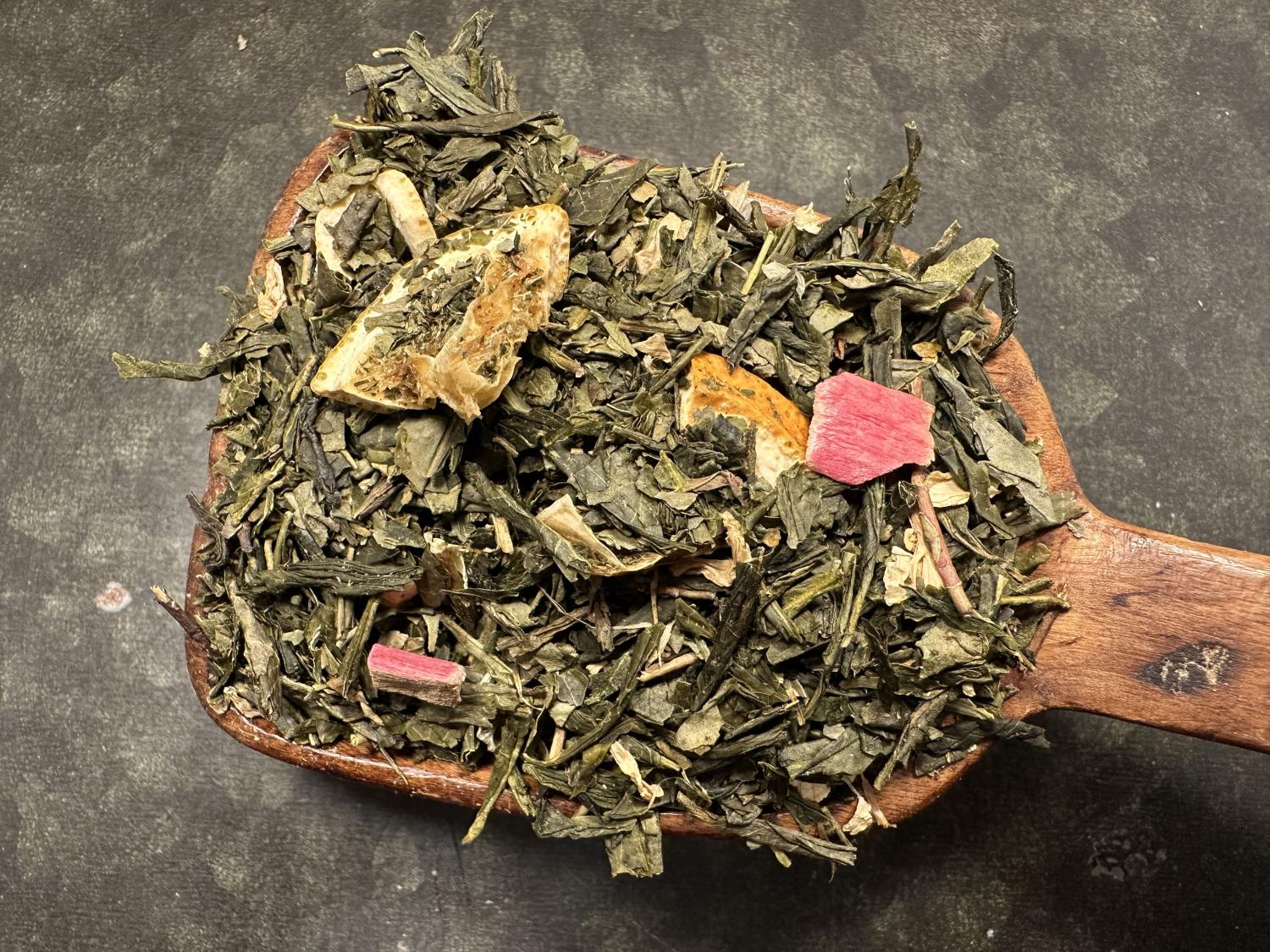 Grönt te Rabarberpuss (50 g)