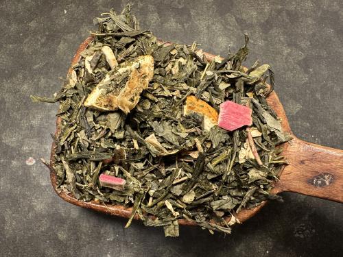 Grönt te Rabarberpuss (50 g)