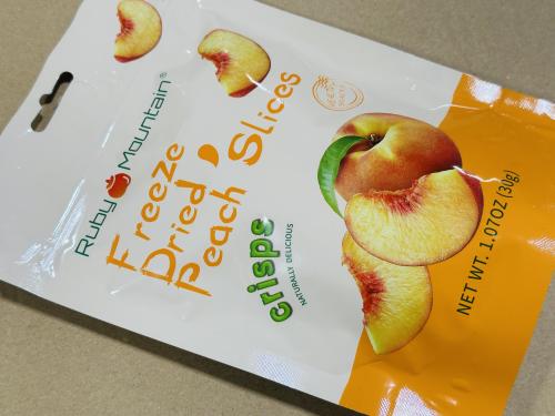 Frystorkad Frukt Persika skivor (30 g)