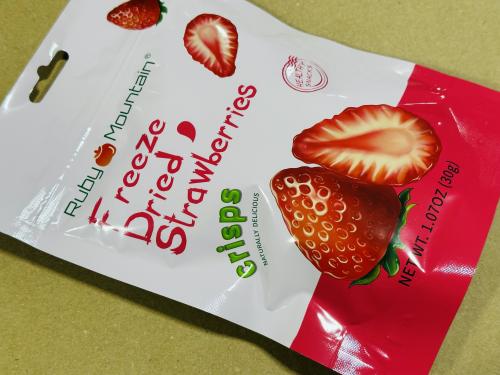 Frystorkad Frukt Jordgubb skivor (30 g)