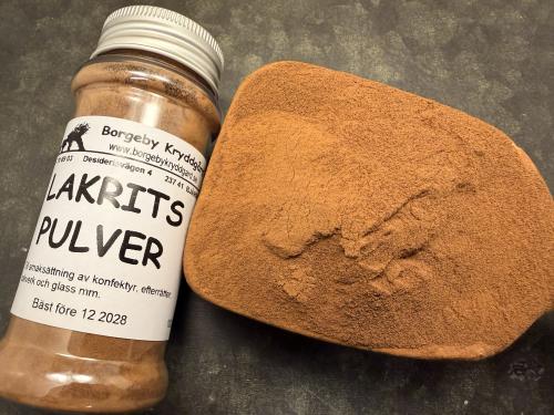 Lakritspulver (100 ml = ca 50 g)