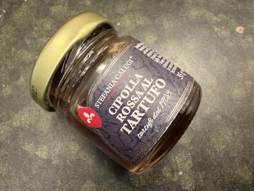 Rödlöksmarmelad med sommartryffel (Cipolla Rossa al Tartufo) (35 g)