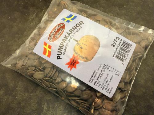 Slättviks Gård Pumpakärnor Rostade med Havssalt (225 g)