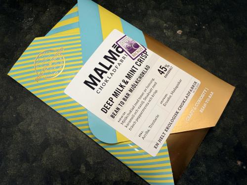 Malmö Chokladfabrik Deep Milk & Mint Crisp 45 % (58 g)