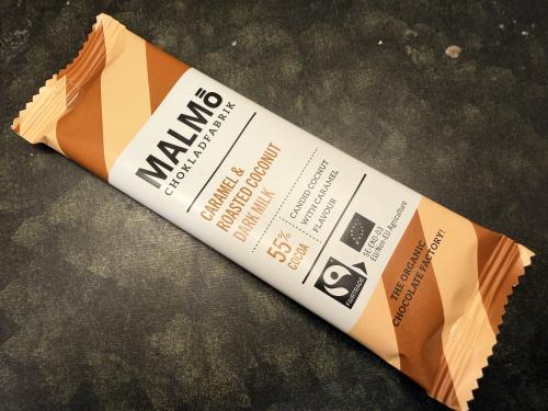 Malmö Chokladfabrik Caramel & Roasted Coconut Dark Milk (25 g)