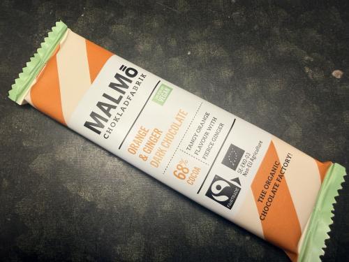 Malmö Chokladfabrik Orange & Ginger (25 g)
