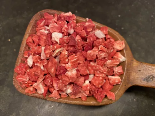 Jordgubbar hackade frystorkade Ekologiska (25 g)