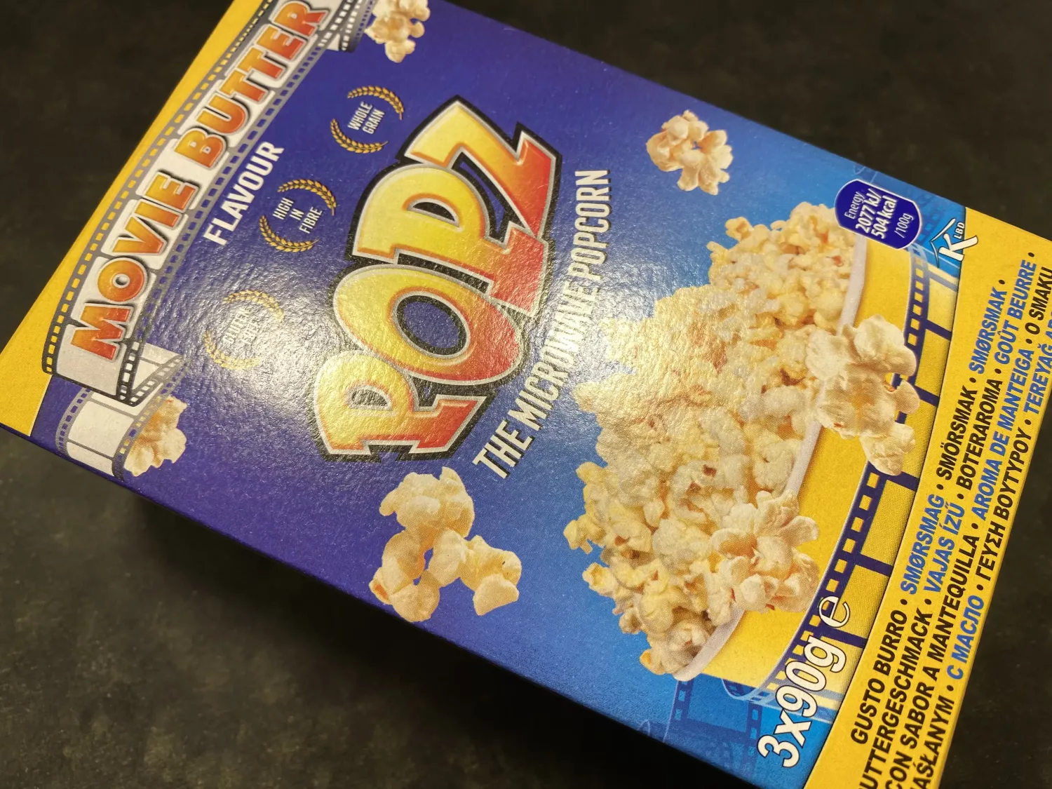 Popz Micropop Movie Butter! (3 x 90 g)