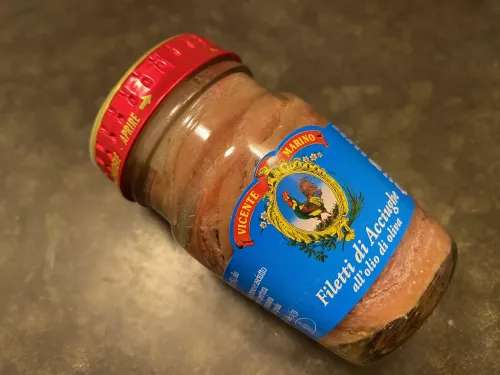 Sardellfiléer i olivolja från Italien (80 g)