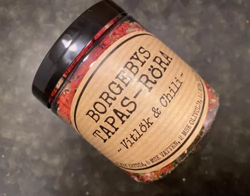 Borgebys Tapas-Röra Vitlök & Chili (90 g = 230 ml)