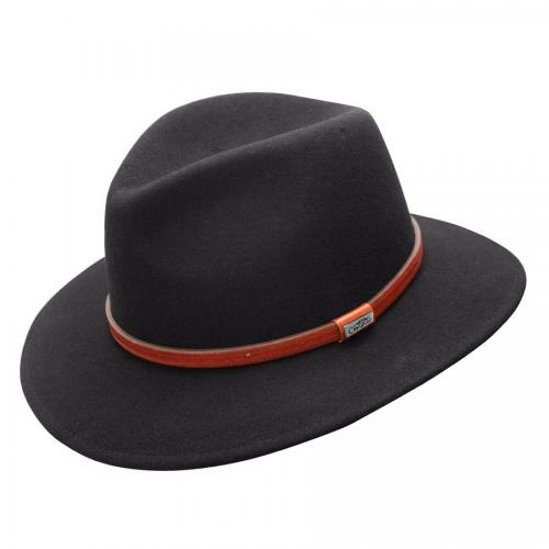 Conner Hats Men's Arizona Gambler Hat Black L