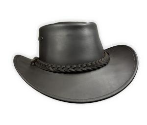 Jarrah Leather Hat Unisex