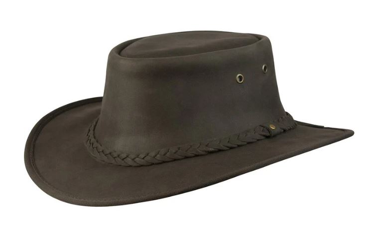 Lone Wolf Crushable Leather Hat