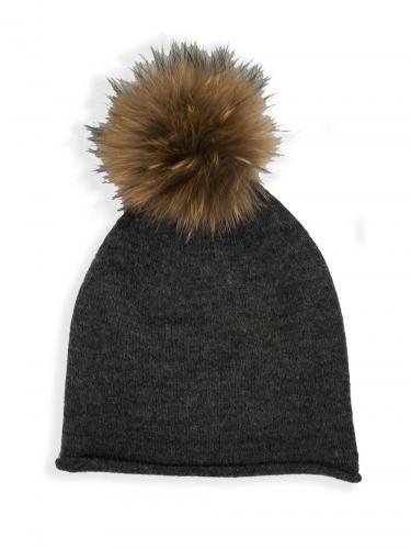 Lunne Hat, Raccoon Pom Pom