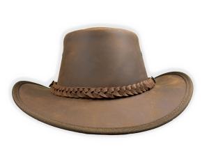 Rustwood Leather Hat Unisex