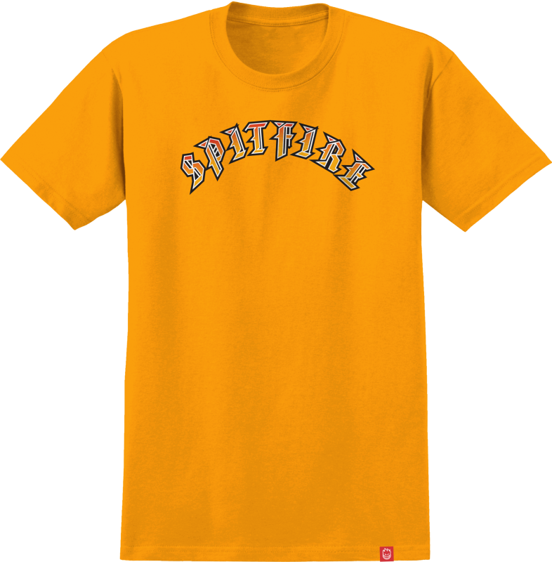 Spitfire T-shirt Old E Fade Gold