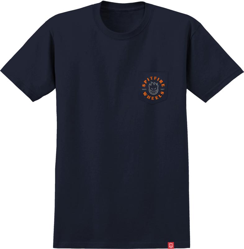 Spitfire T-shirt Classic Pocket Navy