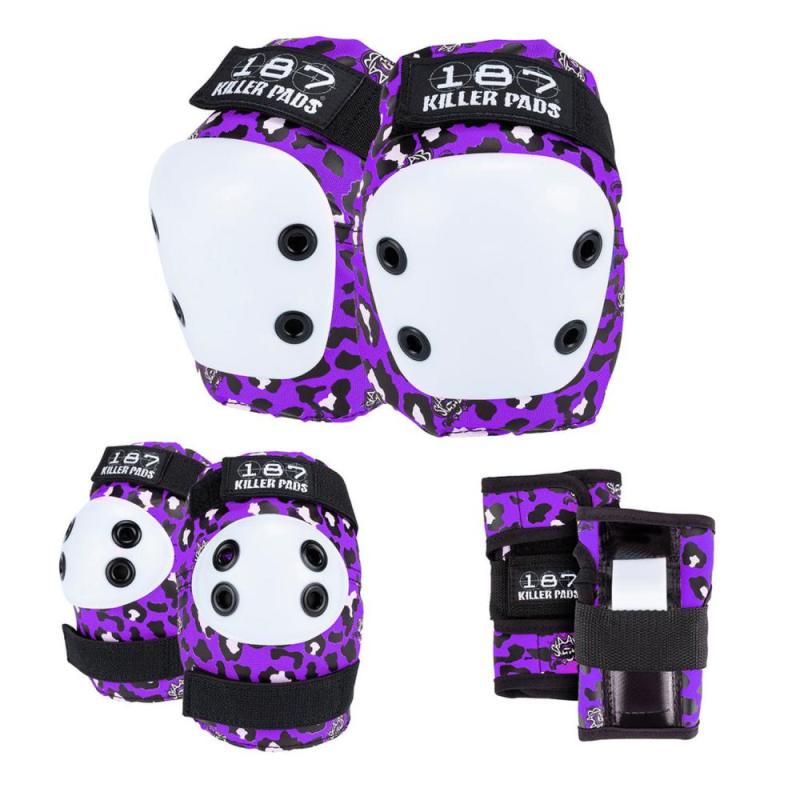 187 Killer Pads Jr Set Staab Purple