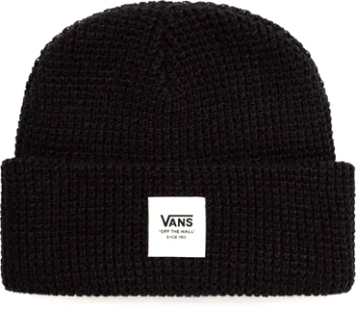 Vans Junior Waffle Cuff Beanie Black