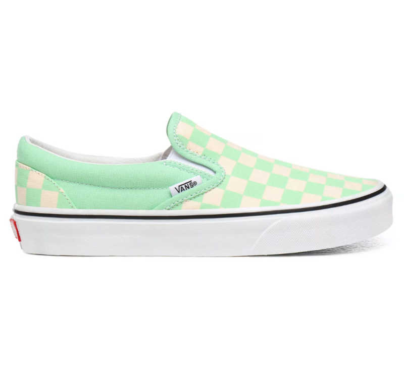 UA Classic Slip-On (CHECKERBOARD)GR ASHTRWHT