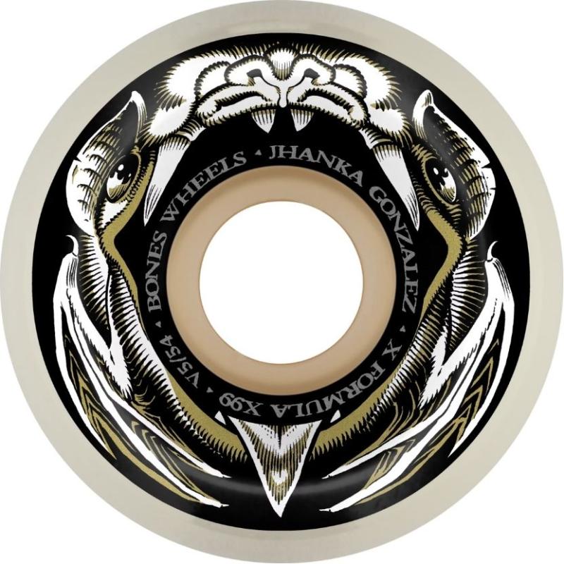 Bones Wheels X Formula Jhanka Night Flight Sidecut 99a 54mm