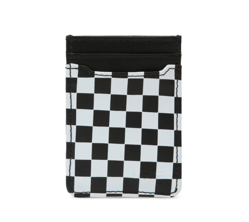 Vans New Card Holder Black White Checkerboard