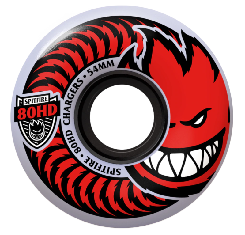  Spitfire CHARGERS CLASSIC 80du CLEAR/RED 56mm