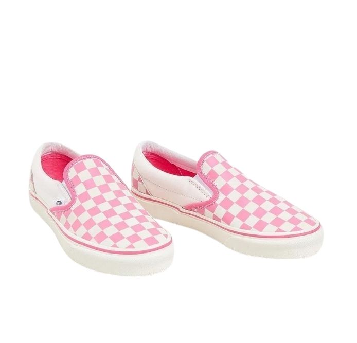 Classic Slip-On Pink Checkerboard
