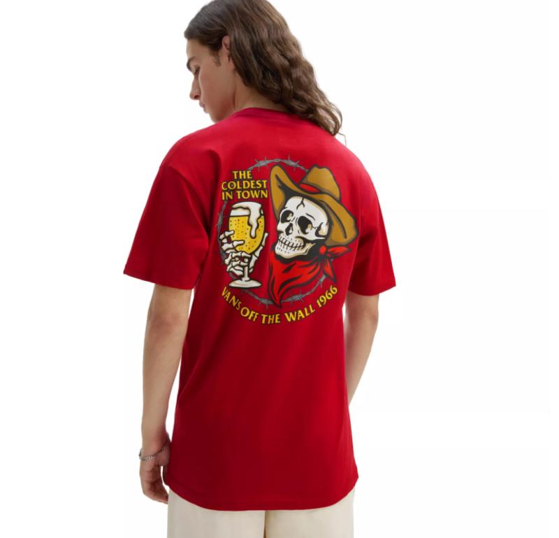 Vans T-Shirt Coldest in Town Chili Pepper