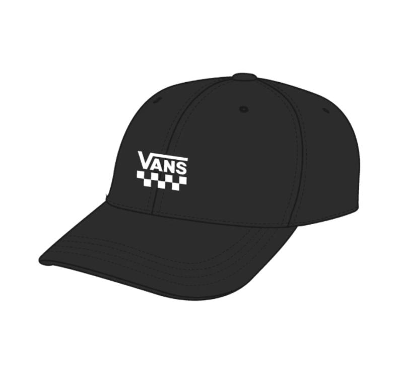 Vans Cap Curved Checked Black White
