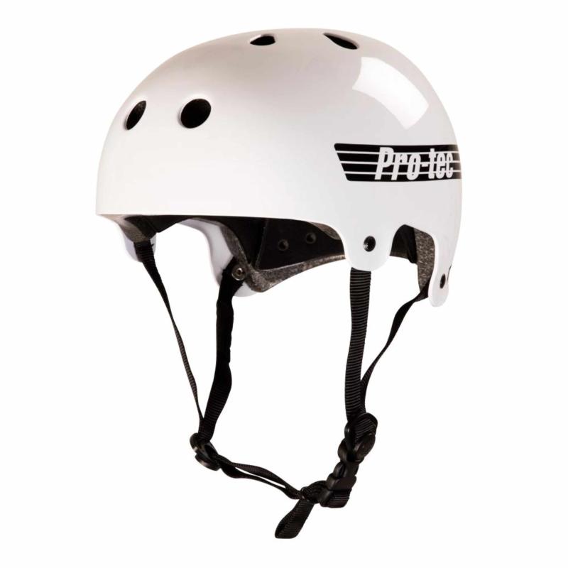 Pro Tec Helmet Gloss White