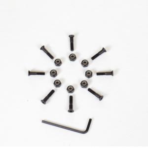 Forged Hardware Bolts Black 7/8
