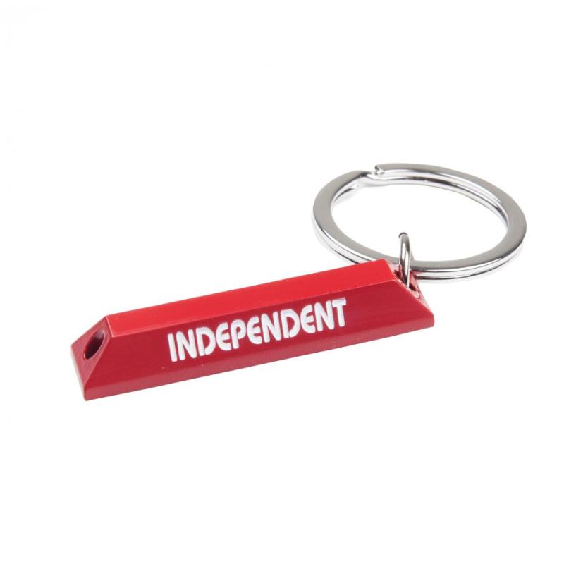 Independent Keyring Curb Red