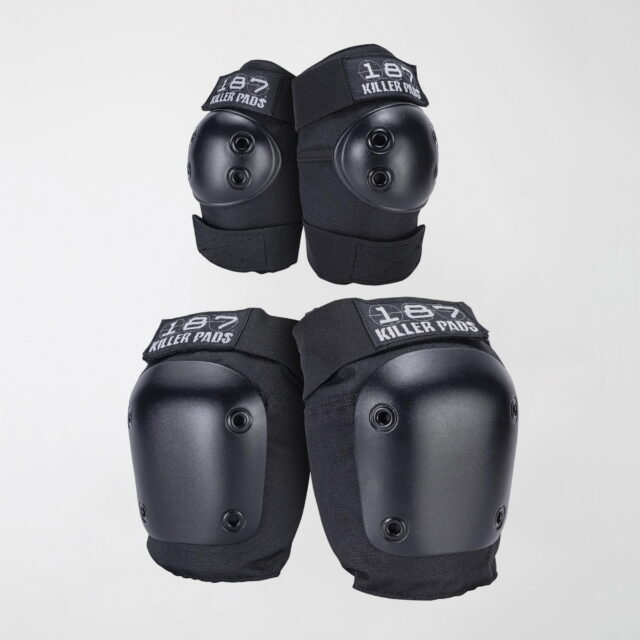 187 Killer Pads Combo Pack Knee & Elbow Black XS Adult