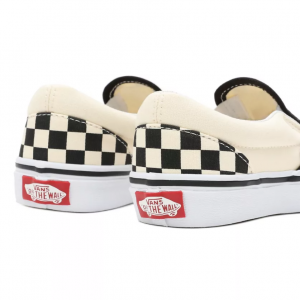 checkered slip on vans junior