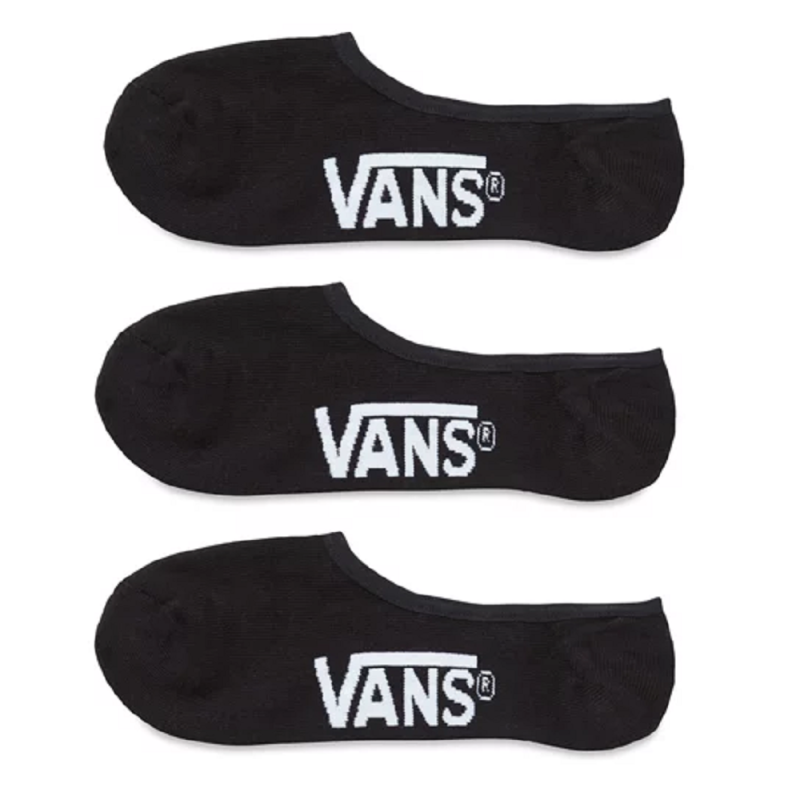 Vans Sock Classic Super No Show (6.5-9, 3PK), black