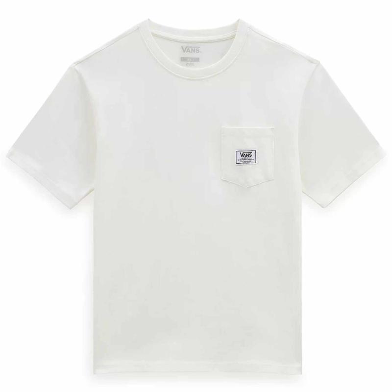 Vans T-Shirt Off The Wall II Pocket Antique White