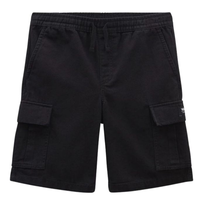 Range Elastic Waist Cargo Shorts Black